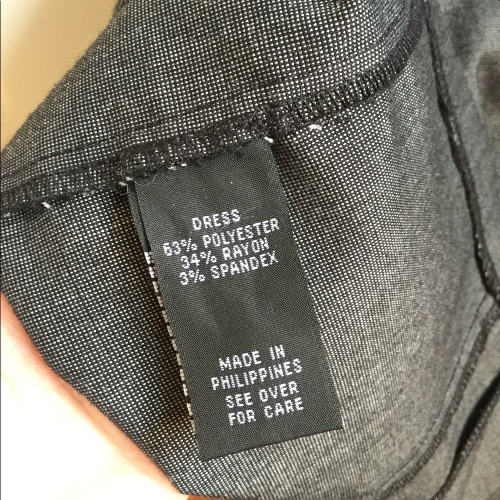 Grey dress cap sleeves - Picture 6 of 7